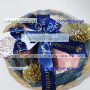 تغليف هديه بشرينك شفاف لامع